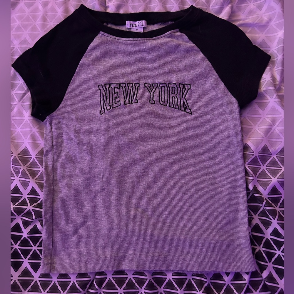 New york crop top